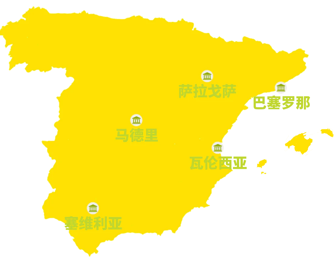 西班牙地圖