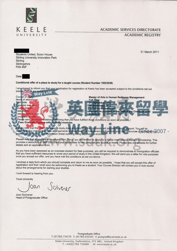 英國基爾大學人力資源管理學碩士