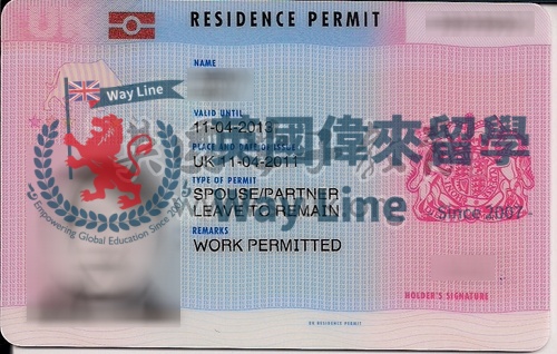 英國配偶簽證(Spouse/Partner)申請成功案例