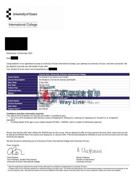 英國埃塞克斯大學科學與健康碩士預科+計算機遊戲碩士