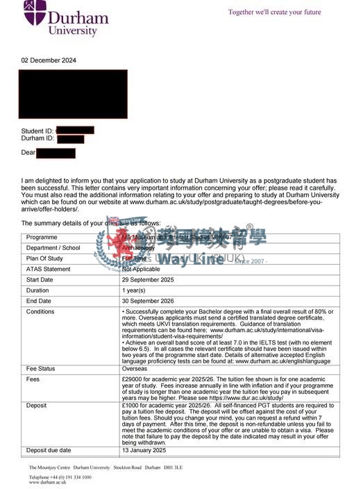 英國杜倫大學博物館與文物研究碩士