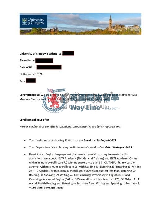 英國格拉斯哥大學博物館研究碩士